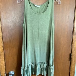 Tunic Tank with Ruffle Hem